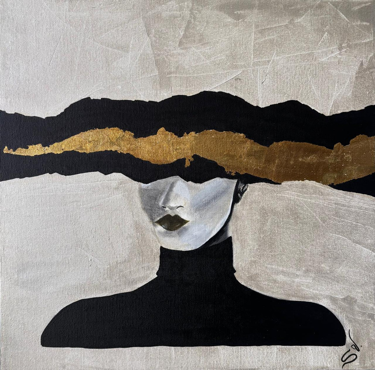 Obra «Donde habita el oro» de Sandra Vivas García.
