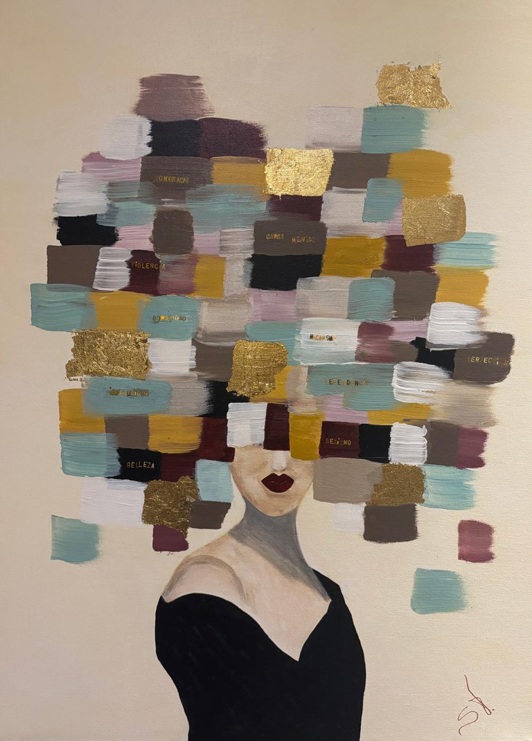 Obra «Las Cargas del Genero» de Sandra Vivas García.